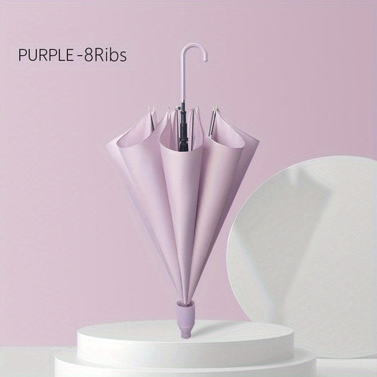 Large Windproof Umbrella with Auto Open and Leak-proof Cover