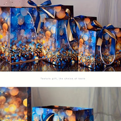 Happy Time Gift Bag Butterfly Bag Birthday Handbag Candy Paper Bag Storage Bag