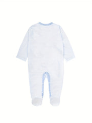 Baby Boy Long Sleeve Rompers 3-Piece Set