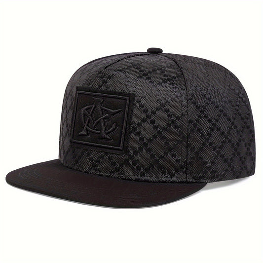 Men's CA Letter Hip Hop Hat Adjustable Sun Hat Baseball Cap