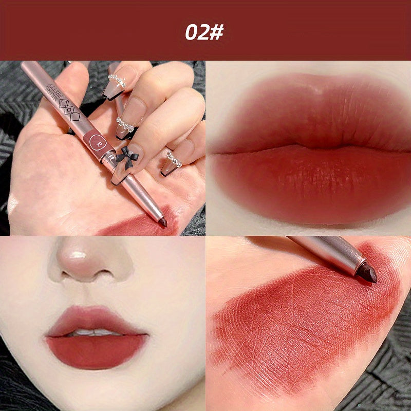 6 Colors Lip Liner Pencil Waterproof Long Lasting Non Smudge Pen Red Eyeliner