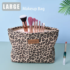 Leopard Print Makeup Bag Travel Storage Cosmetic Pouch Organizer Coin Purse