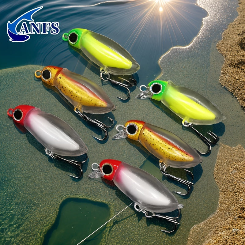 2pcs Mini Fishing Lures Insect Baits Pencil Minnow Lure Tackle
