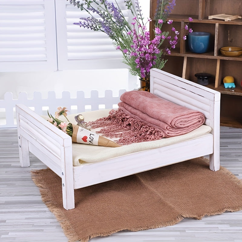 Newborn Photography Props Baby Wooden Bed Children Shooting Props