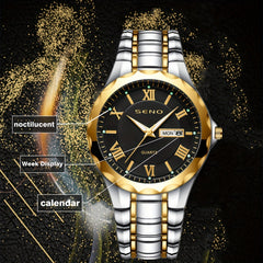 Men's Classic Pointer Scale Quartz Watch