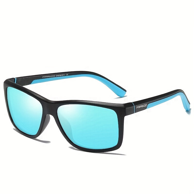 Men Polarized Square Sunglasses Retro Summer Shades