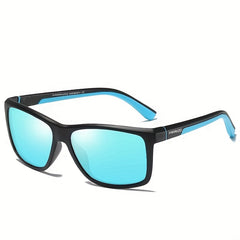 Men Polarized Square Sunglasses Retro Summer Shades