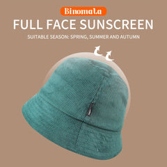 Binomata Retro Corduroy Adult Sports Sun Hat Men And Women Love Hat