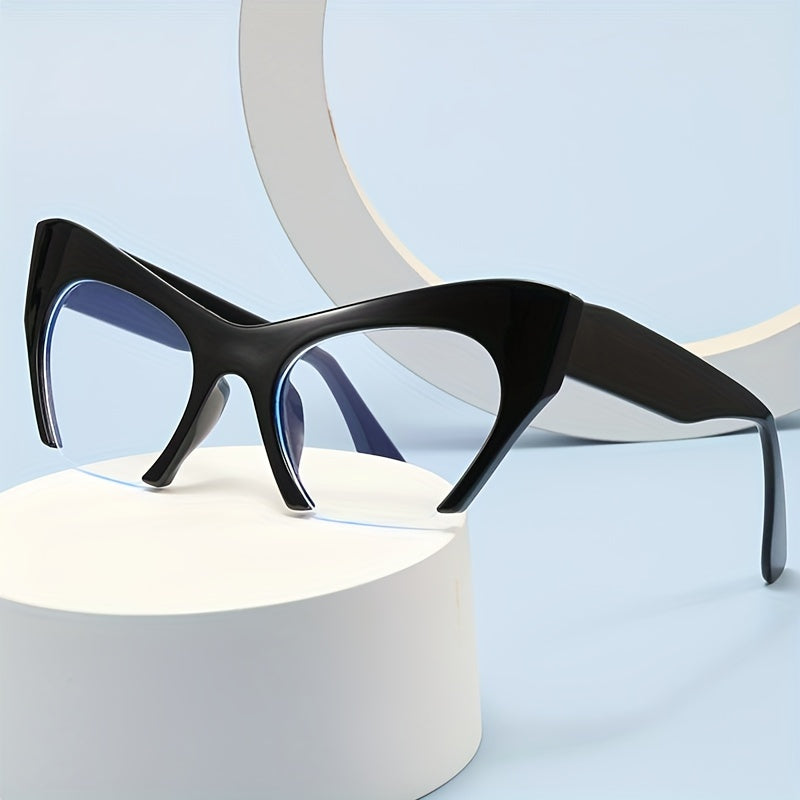 Vintage Cat Eye Women Glasses Metal Eyewear