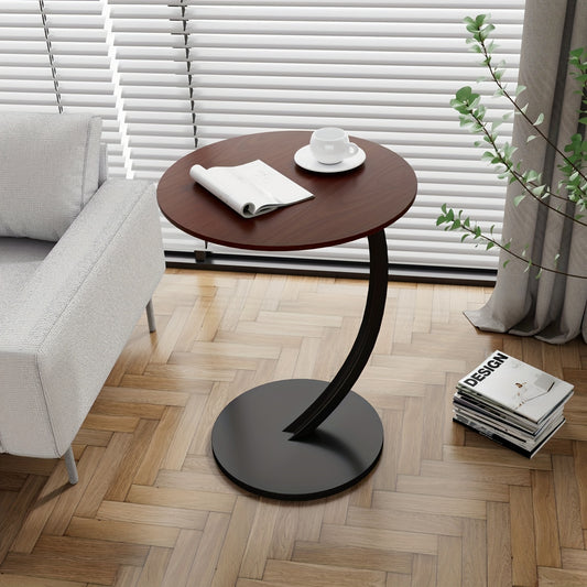 C Shaped End Table For Couch Sofa And Bed