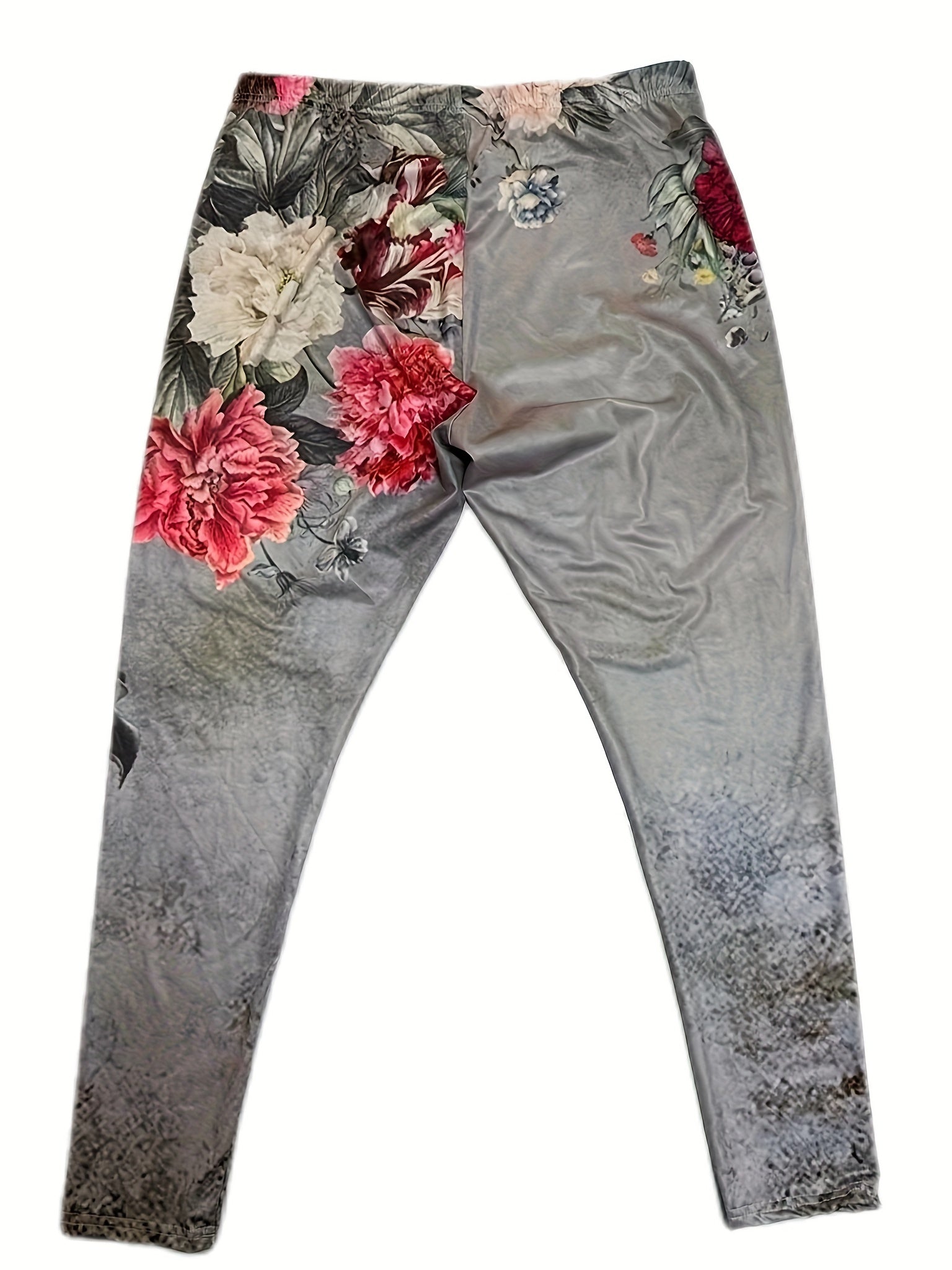  Floral Print High Rise Leggings