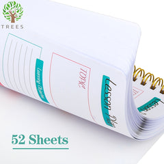 Teacher Planner Notebook Academic Lesson Plan & Record Book 8.5x5.5 Inches