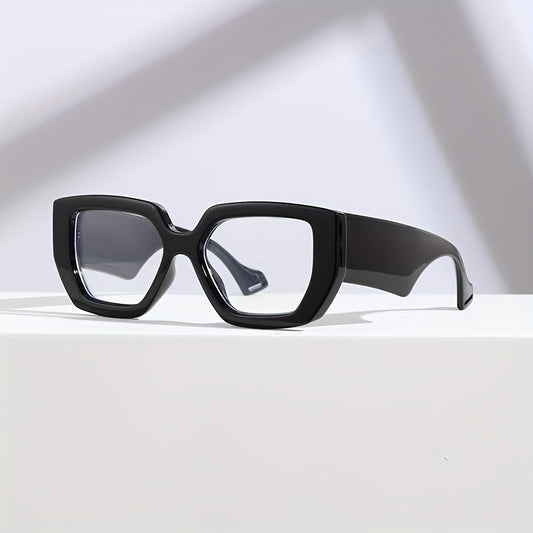 Clear Lens Cat Eye Glasses - Square Frame Specs