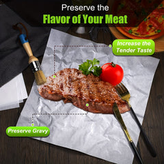 100pcs Disposable Butcher Paper Sheets 30x30cm Square Meat Sheet