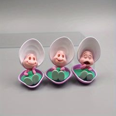 3pcs Oyster Collection Dolls Shell Dolls Cake Decorations