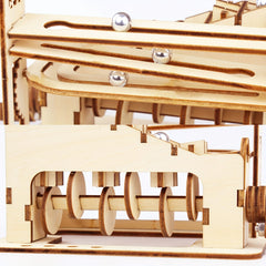 3D Wooden Jigsaw Climbing Drive Model Puzzle Educational Toys