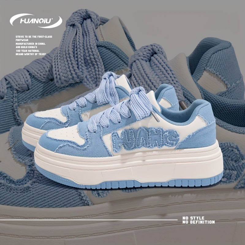 HUANQIU Women's Platform Sports Sneakers