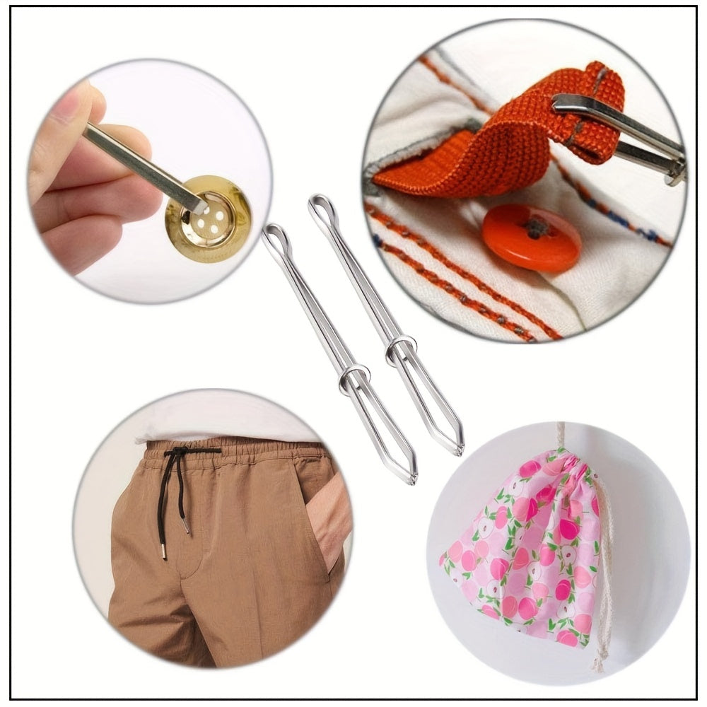 Garment Clips Sewing DIY Tools Elastic Band Tape Punch Cross Stitch Threader