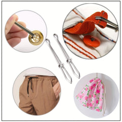 Garment Clips Sewing DIY Tools Elastic Band Tape Punch Cross Stitch Threader