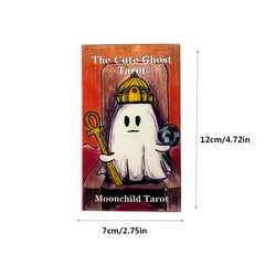 Outdoor Camping Little Ghost Tarot Card Game 1pc