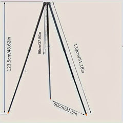 Folding Hanging Pot Rack for Picnic and Camping