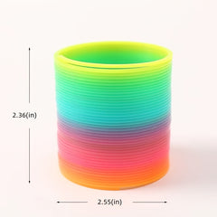 Educational Rainbow Spring Circle Toy for Boys and Girls