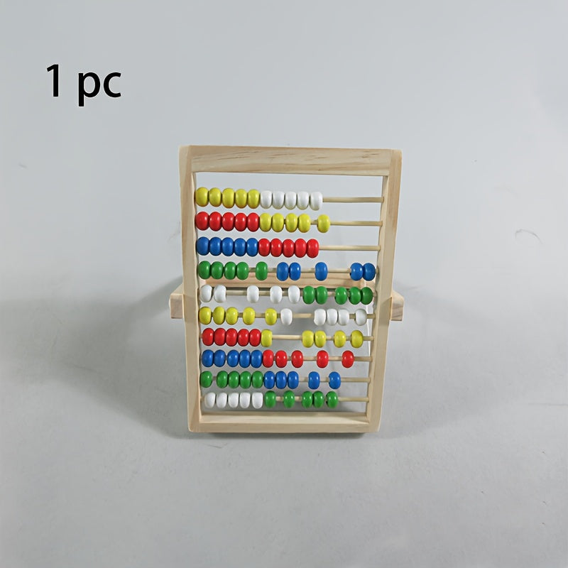 Wooden Abacus Counting Toy for Early Math Learning