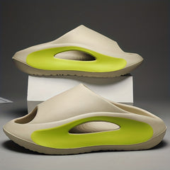 Men's Slip On Open Toe Slides Beach Slippers
