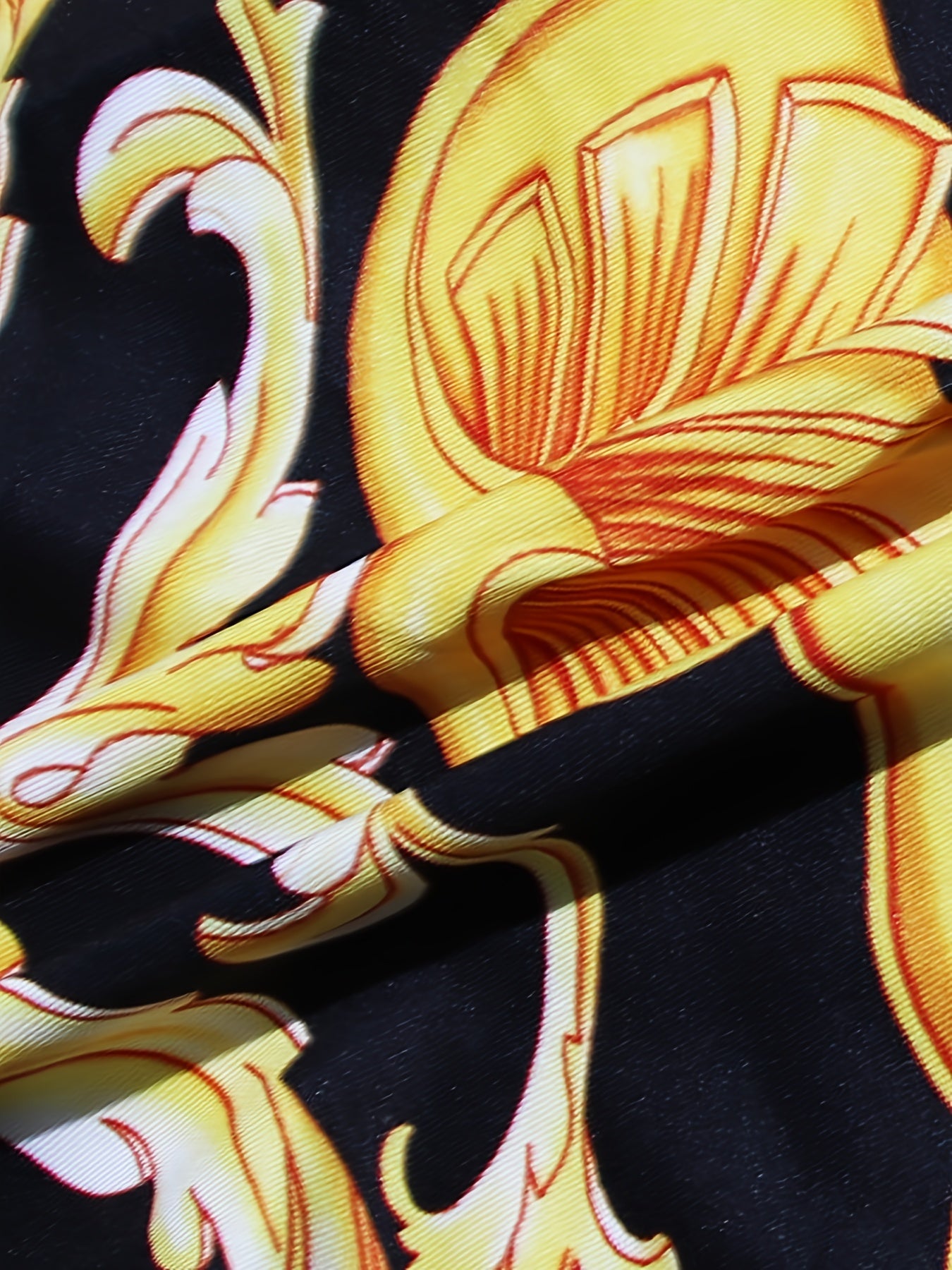  Baroque Print Maxi Dress With Belt