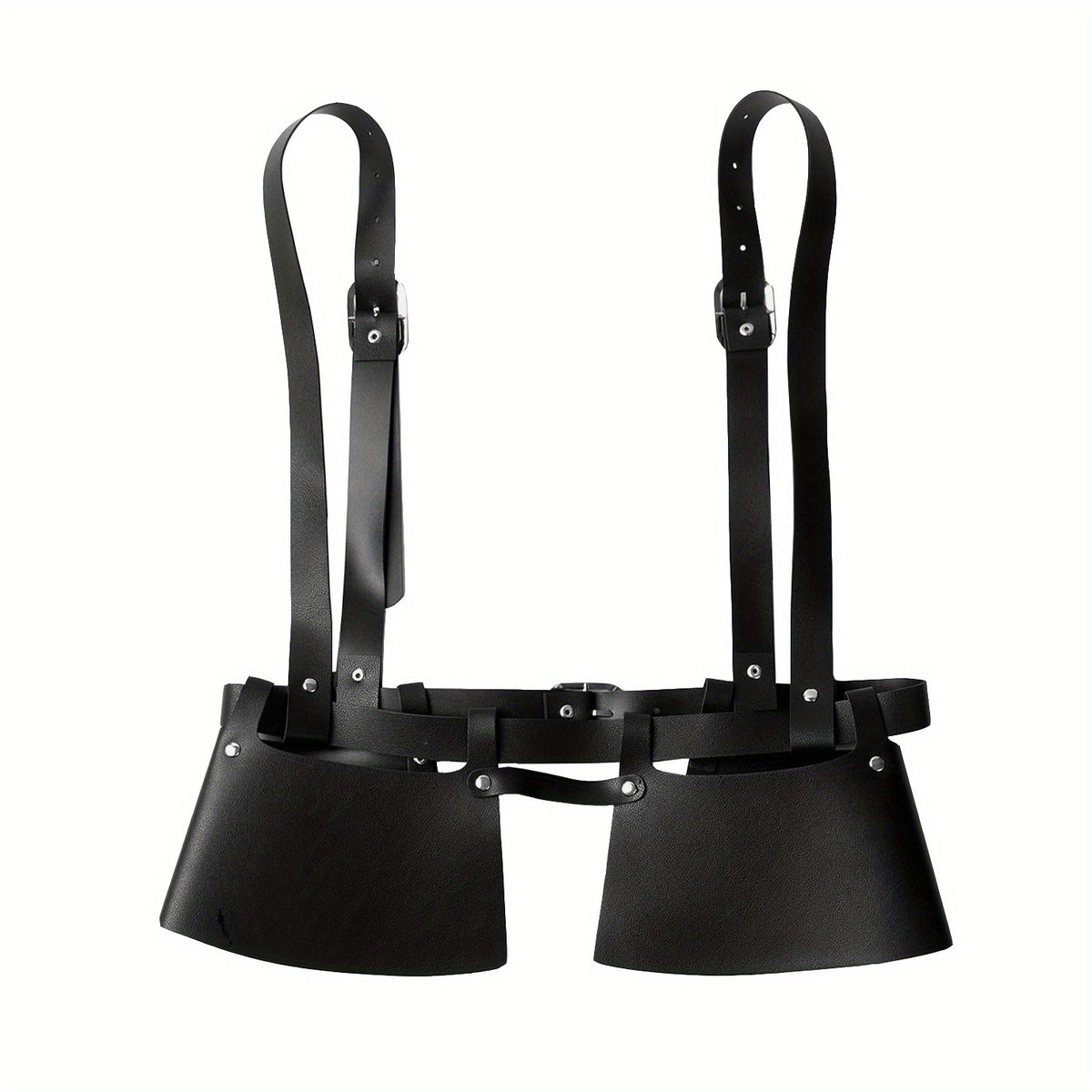 PU Leather Harness Belt Adjustable Waistband For Women