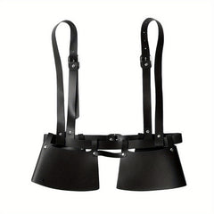 PU Leather Harness Belt Adjustable Waistband For Women