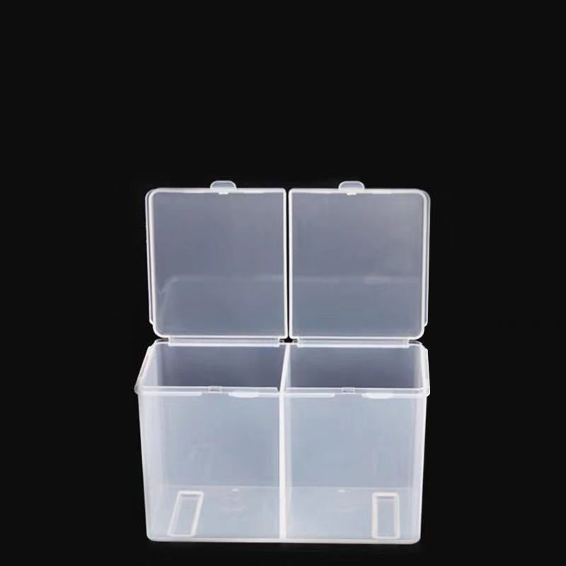 Transparent Nail Care Towel Storage Box