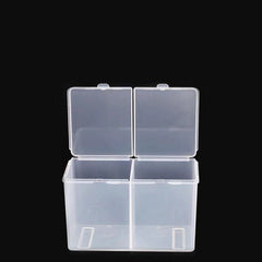 Transparent Nail Care Towel Storage Box
