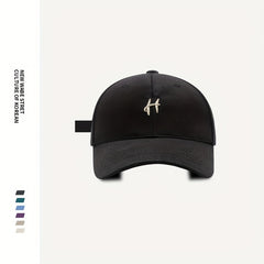 Embroidery Cotton Baseball Cap Solid Casual Couple Dad Hats Unisex