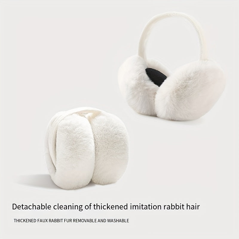 Foldable Earmuffs for Cycling in Autumn and Winter