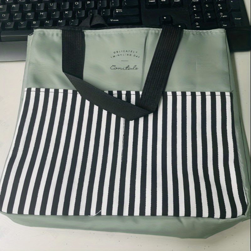 Portable Aluminum Foil Insulated Lunch Box Bag for Outdoor Activities