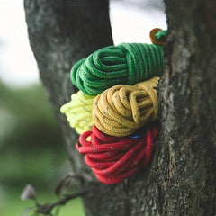 Windproof Reflective Rope for Camping, 4mm Thick Polyester Rope