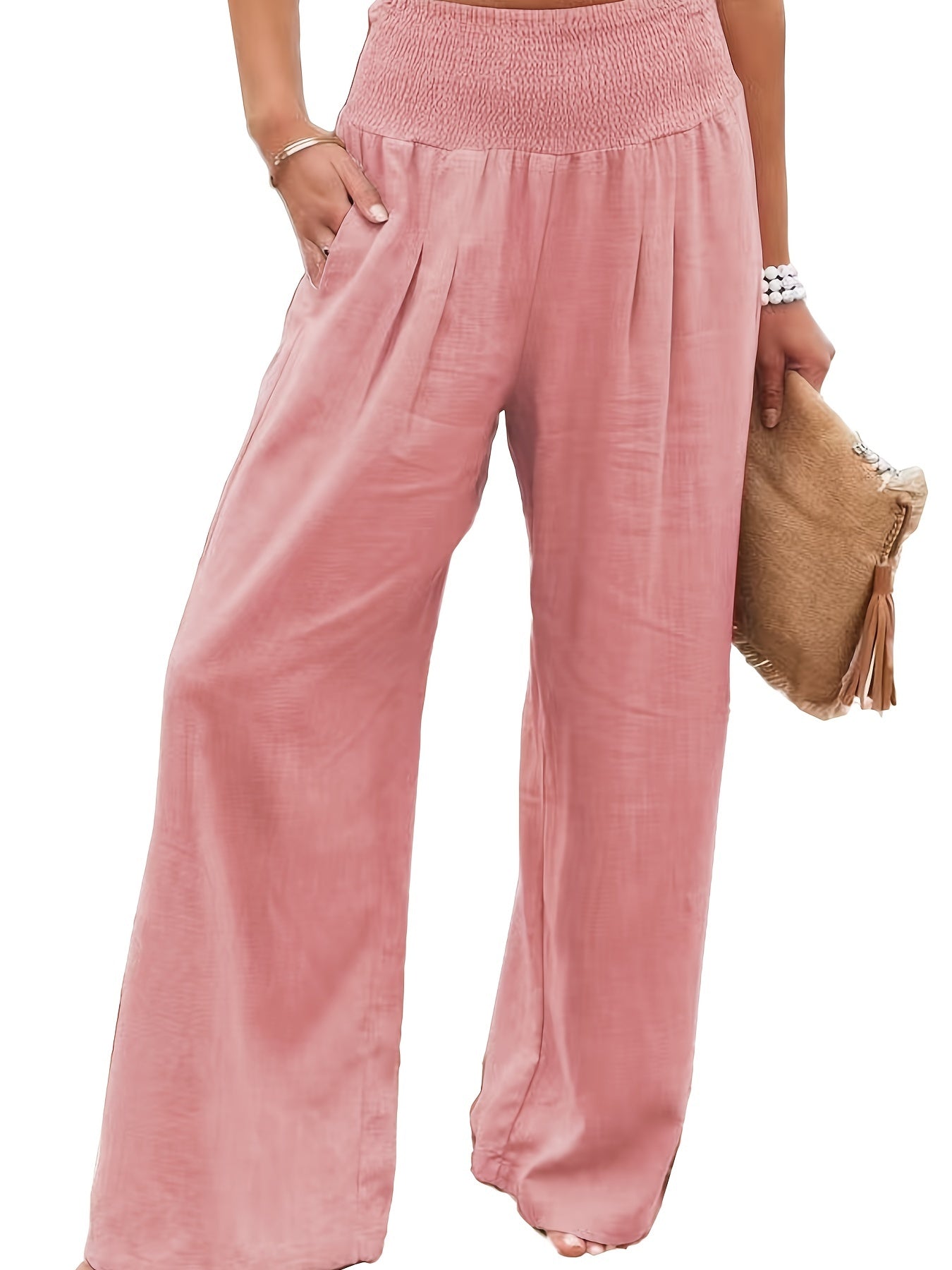 Elastic Loose Wide Leg Pants for Spring & Summer