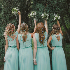 Floral Wreath Headband Boho Style Bridal Hair Accessories