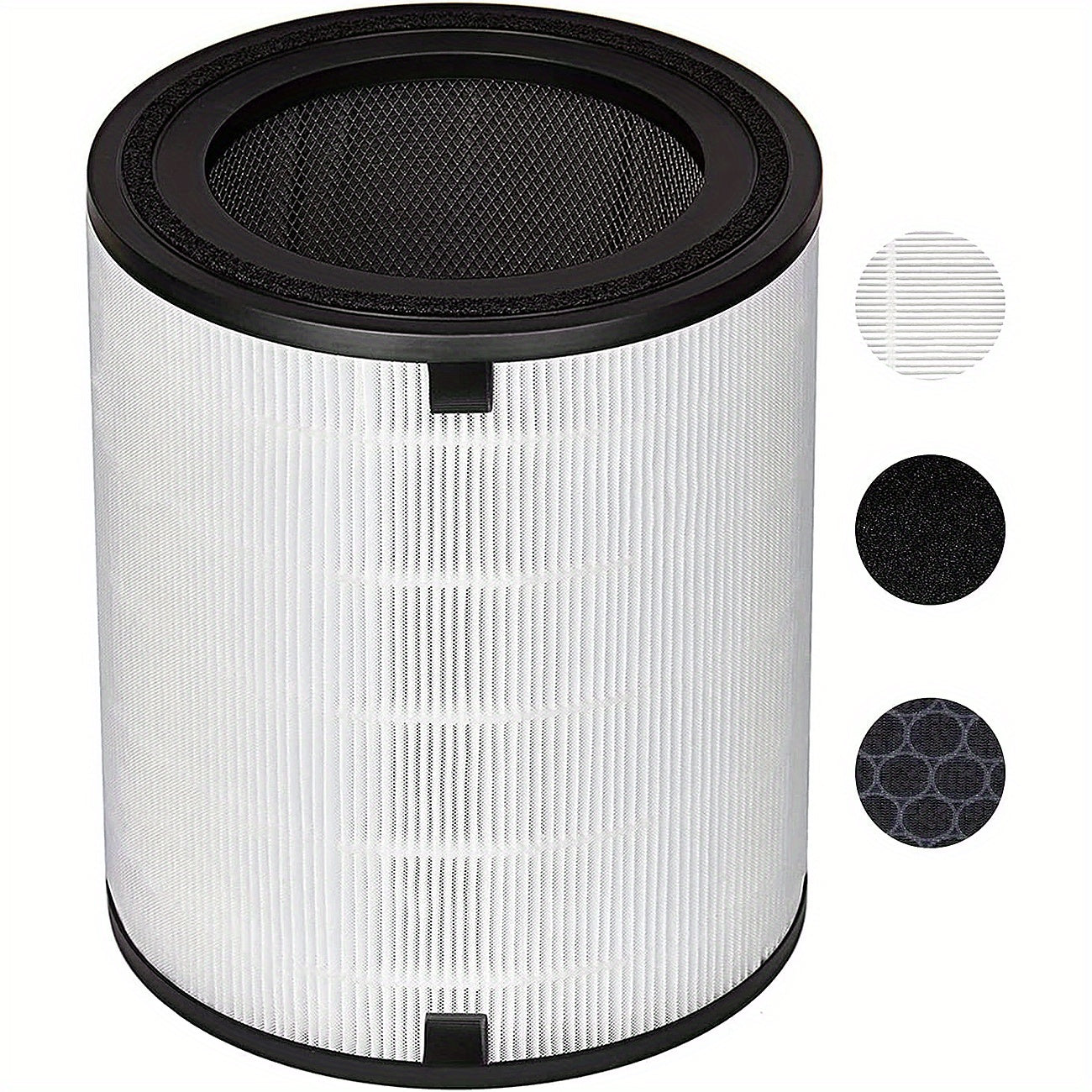 H13 True HEPA & Carbon Air Filter Set - Clean Air & Reduce Allergens/Odors