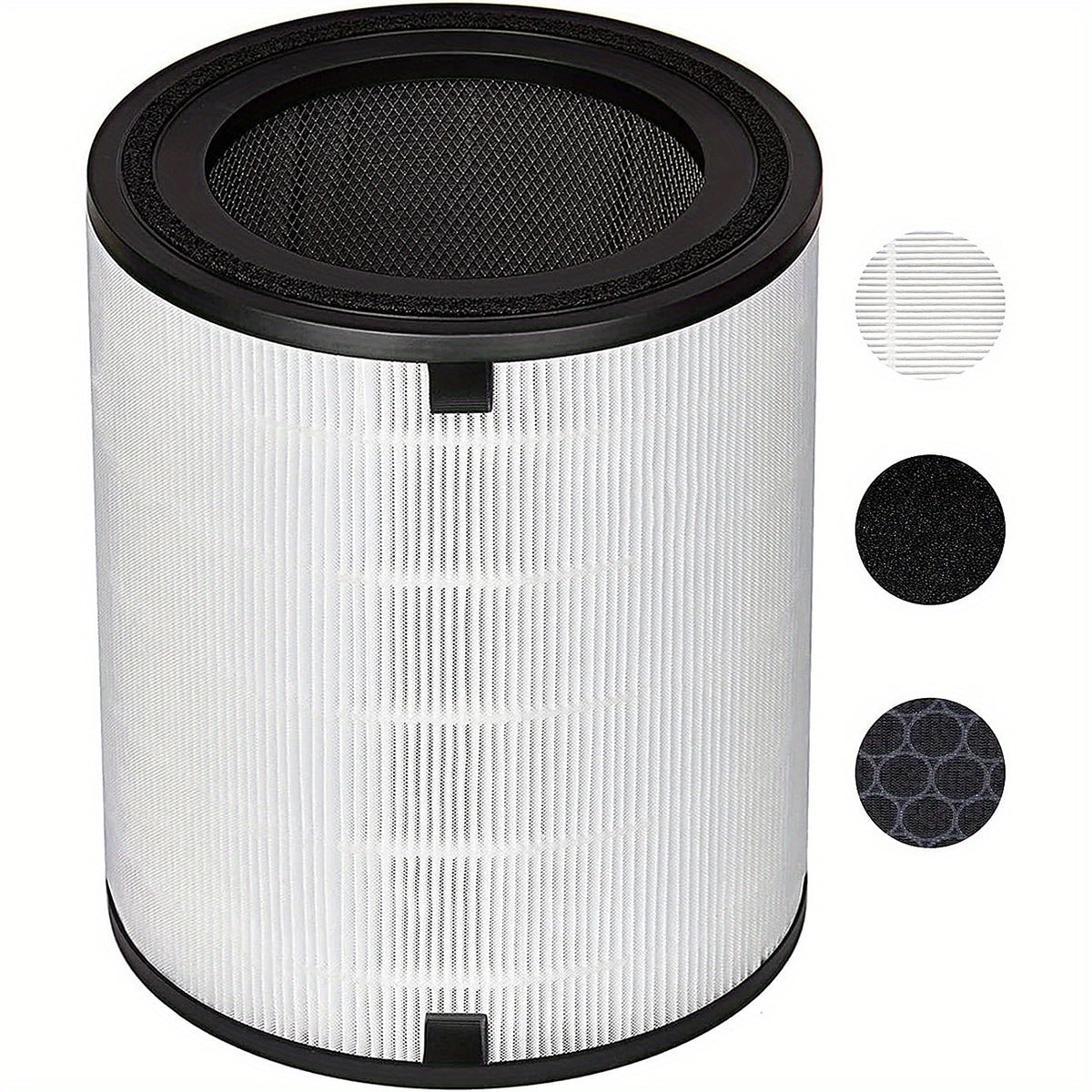 H13 True HEPA & Carbon Air Filter Set - Clean Air & Reduce Allergens/Odors