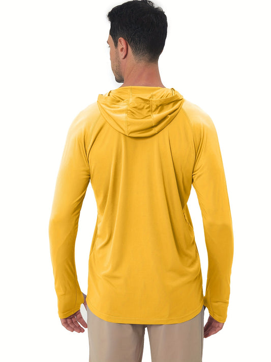 Men's UPF 50 Sun Protection Hoodie Shirt