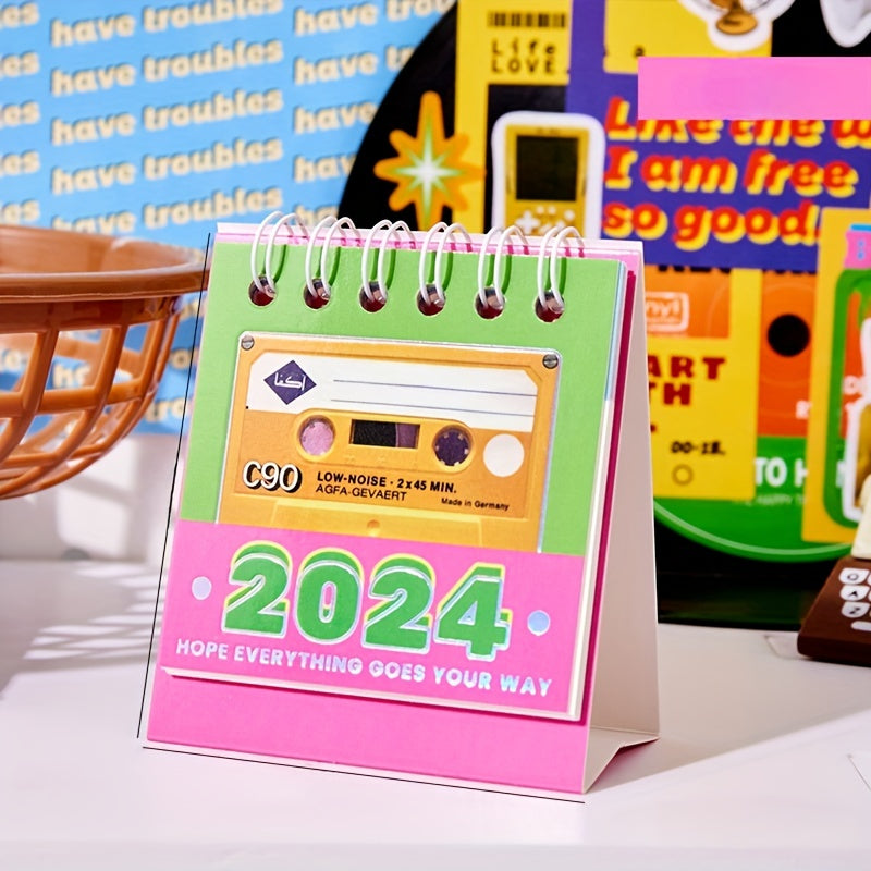 Mini Small Desk Calendar Desktop Decoration Student Planner