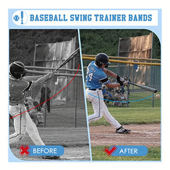 2pcs Baseball Training Fixed Straps Hitting Aids