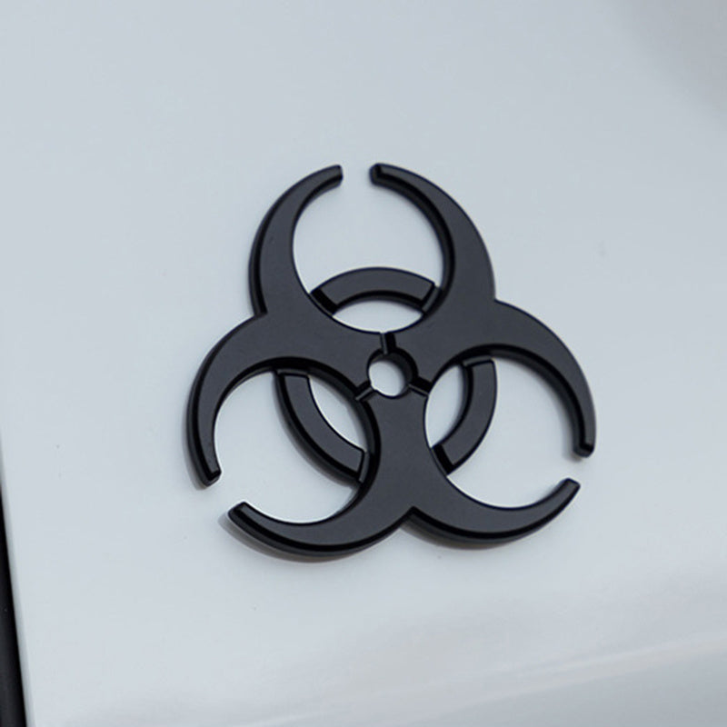 Metal Emblem Car Decal: Nuclear Umbrella Resident Sticker