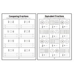 LACHILLY'S Fraction Learning & Practice Workbook 3-4 Math