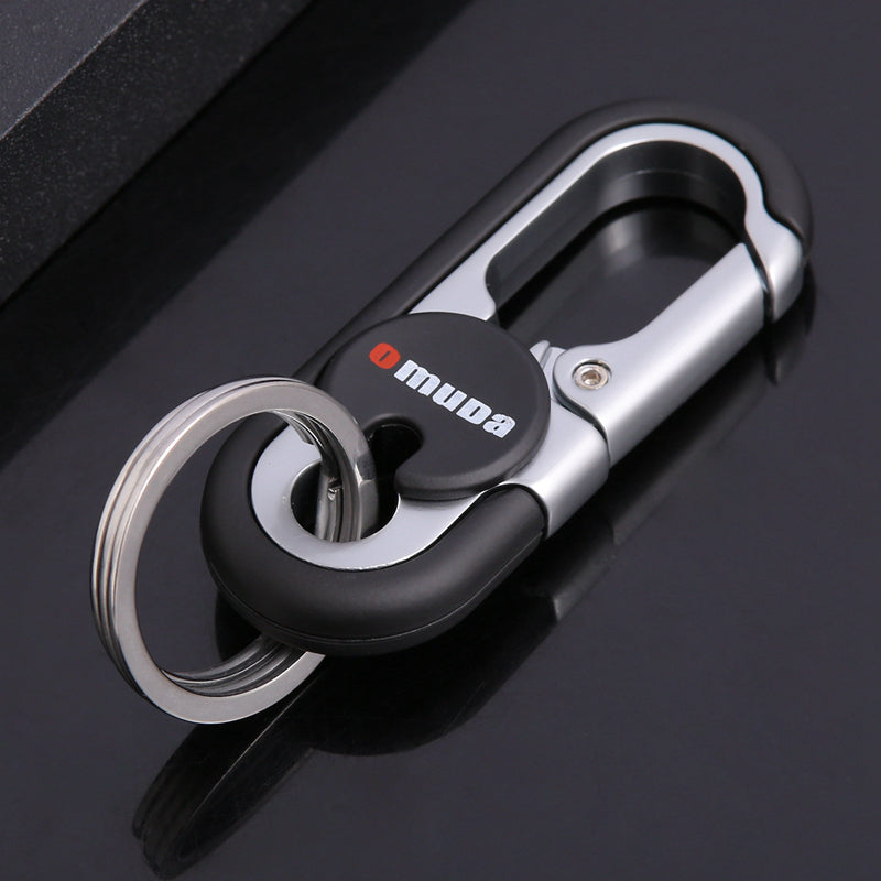 1pc Car Key Chain Metal Key Ring Men's Waist Hanging Key Pendant