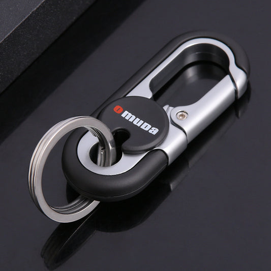 1pc Car Key Chain Metal Key Ring Men's Waist Hanging Key Pendant