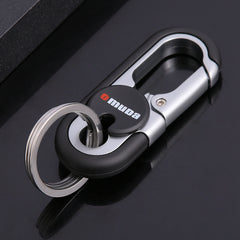 1pc Car Key Chain Metal Key Ring Men's Waist Hanging Key Pendant