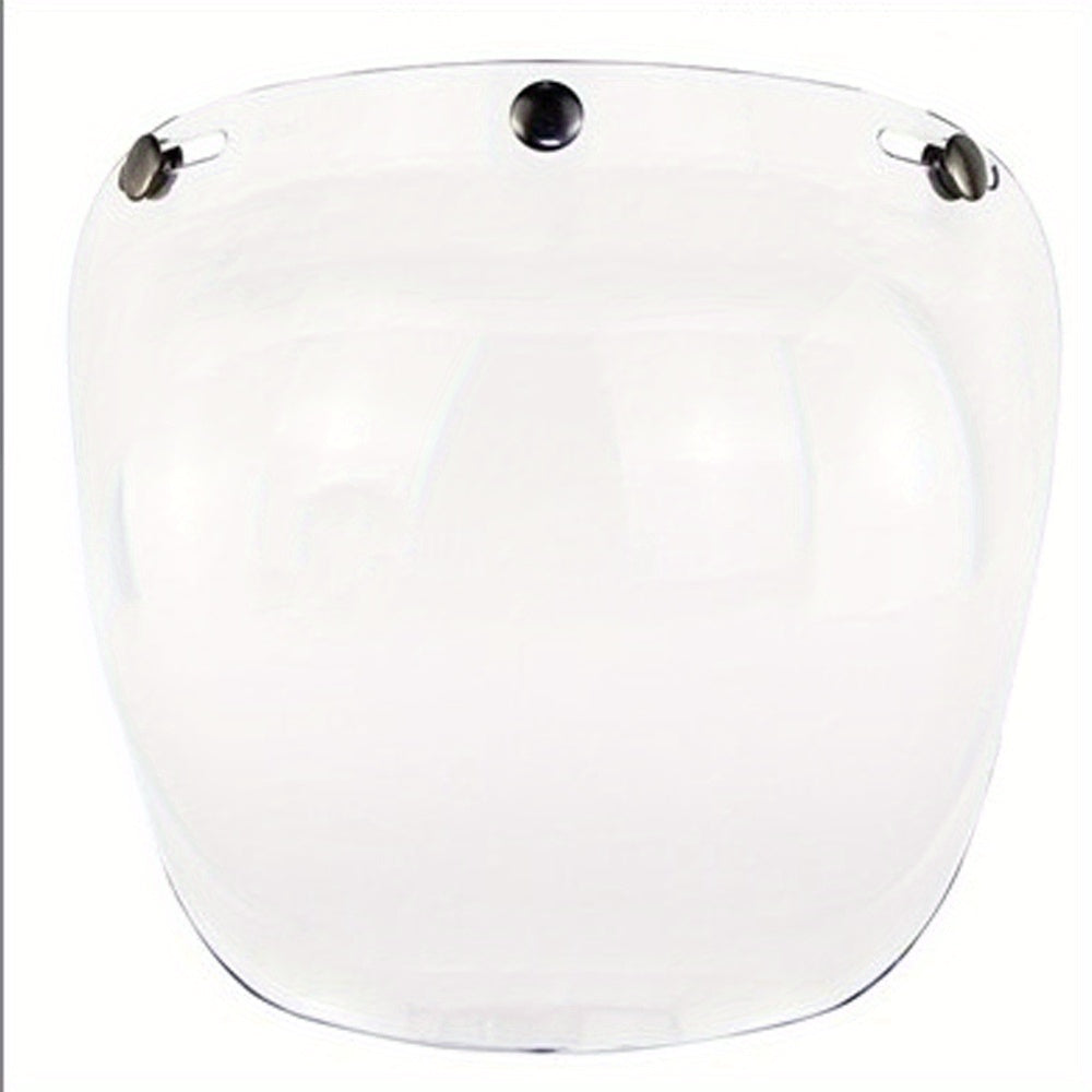 Open Face Helmet Visor Bubble Flip Up Motorcycle Visor Lens Accessory